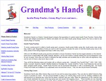 Tablet Screenshot of grandmashands.ca